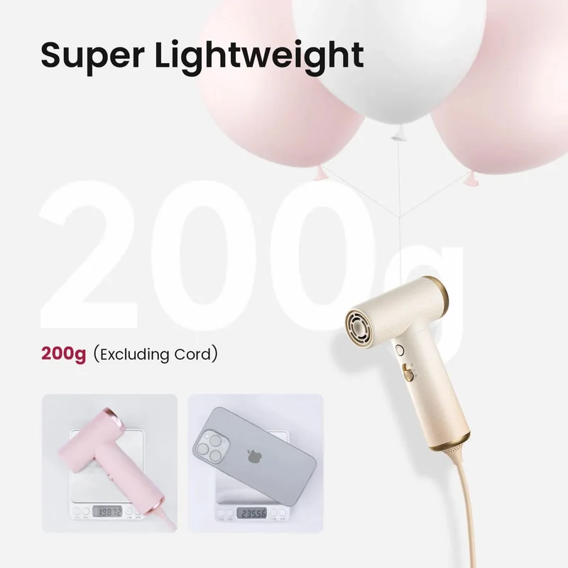 Coshare SuperMini 110000 RPM High-Speed Hair Dryer, Innovatively Palm-Sized