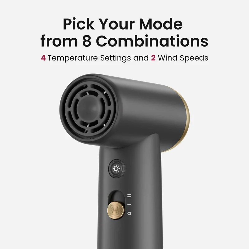 Coshare SuperMini 110000 RPM High-Speed Hair Dryer, Innovatively Palm-Sized
