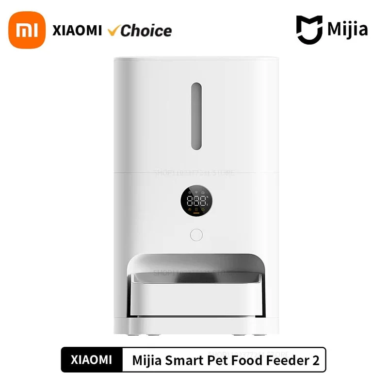 Xiaomi Mijia Smart Pet Feeder 2 MJWSQ02 HD-large Screen 5L Large Capacity Precise Weighing Spare battery FoodShortage Remind