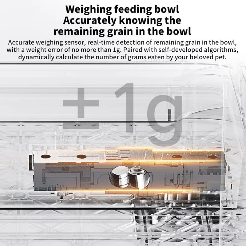 Xiaomi Mijia Smart Pet Feeder 2 MJWSQ02 HD-large Screen 5L Large Capacity Precise Weighing Spare battery FoodShortage Remind