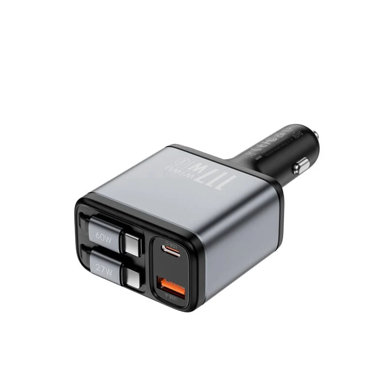WiWU Wi-QC027 Exeed 117W QC+PD Fast Car Charger