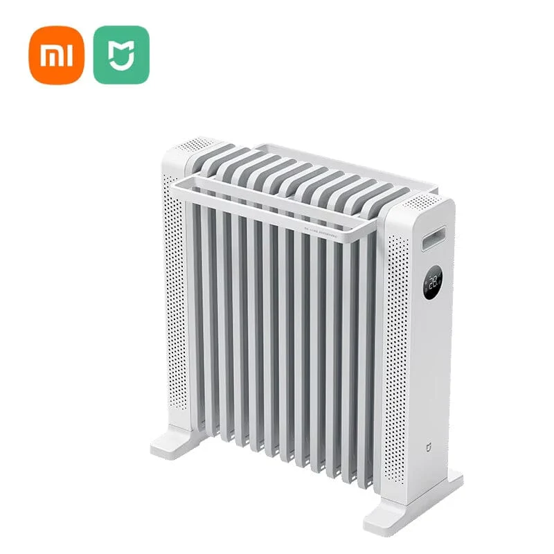 Xiaomi Mijia Graphene Oil Heater Built-in Humidification Water Box 2200W Fast Heating Clothes Drying