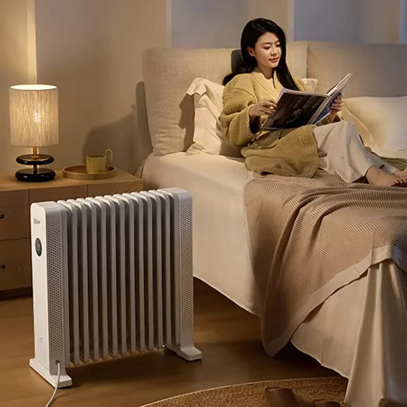 Xiaomi Mijia Graphene Oil Heater Built-in Humidification Water Box 2200W Fast Heating Clothes Drying