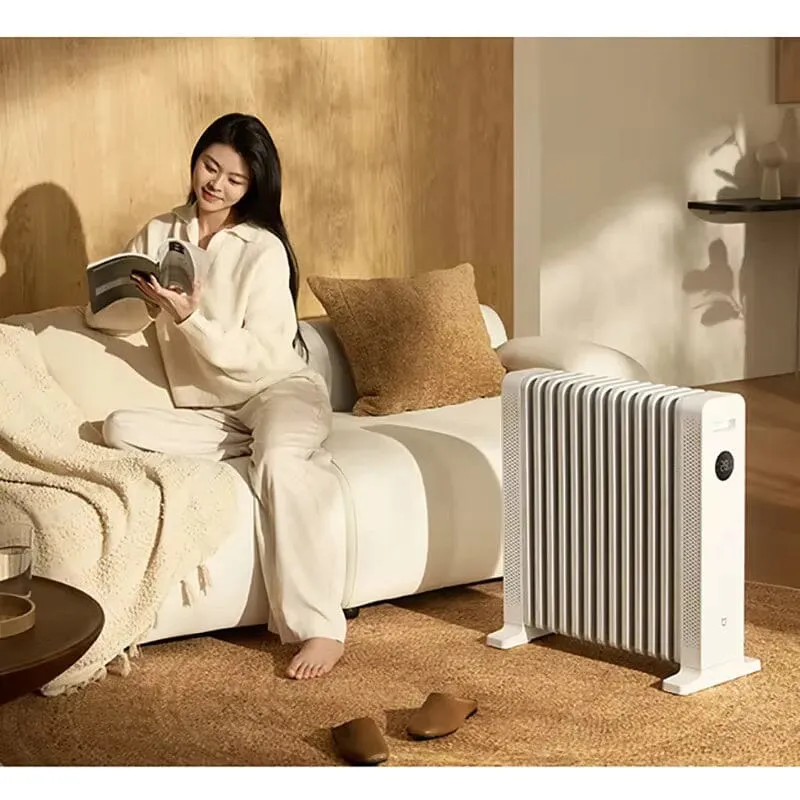 Xiaomi Mijia Graphene Oil Heater Built-in Humidification Water Box 2200W Fast Heating Clothes Drying
