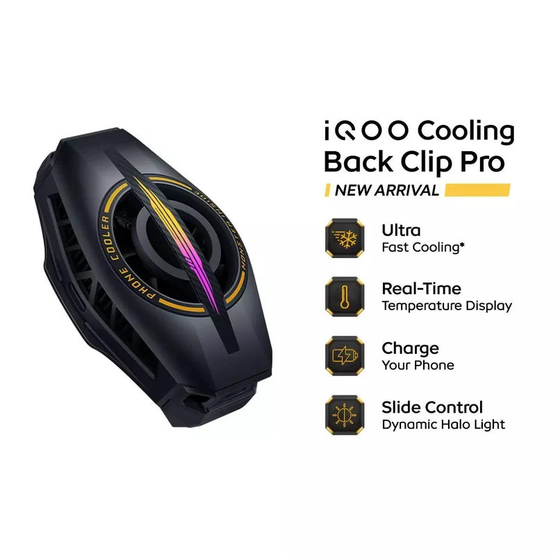 iQOO Mobile Cooling Fan Back Clip Pro