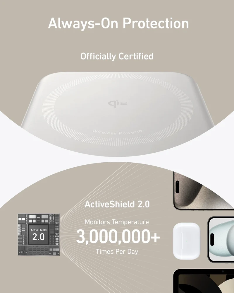 Anker MagGo Qi2 10,000 mAh (15W) Ultra-Fast MagSafe Power Bank