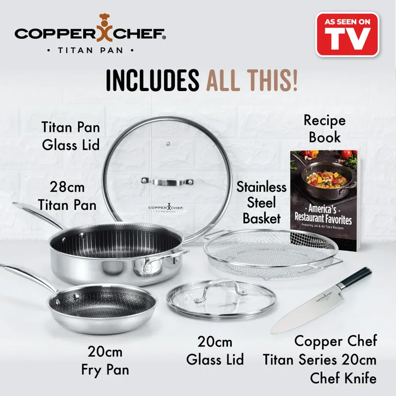 Copper Chef Titan Pan All Purpose, Non-Stick Cookware Set