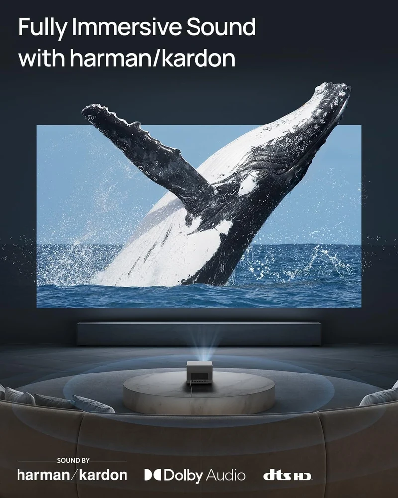 XGIMI HORIZON Ultra 4K Projector 100" + Dolby Vision, Dual Light, ISA 3.0, 2300 ISO Lumens with WiFi and Bluetooth