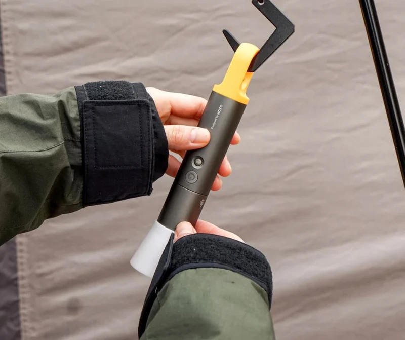 Hoto Rechargeable 1000 Lumens Torch Lite with Tail Hook Tactical