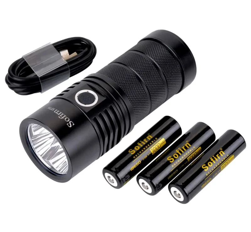 Sofirn Sp36/Sp36 Pro 6000lm/8000lm Led Tactical Flashlight Rechargeable Torch Light