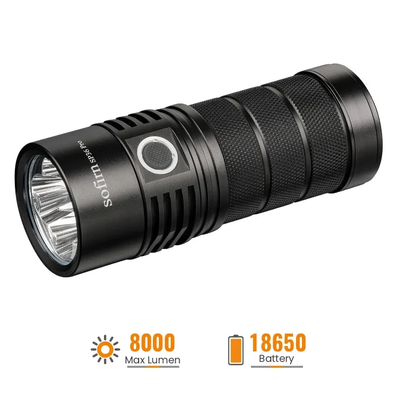 Sofirn Sp36/Sp36 Pro 6000lm/8000lm Led Tactical Flashlight Rechargeable Torch Light