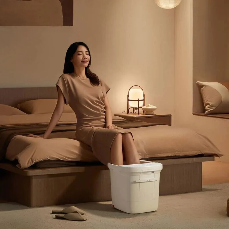 Xiaomi Mijia smart sterilizing foot bath UV sterilization Integrated pushing electric massager Timing constant temperature