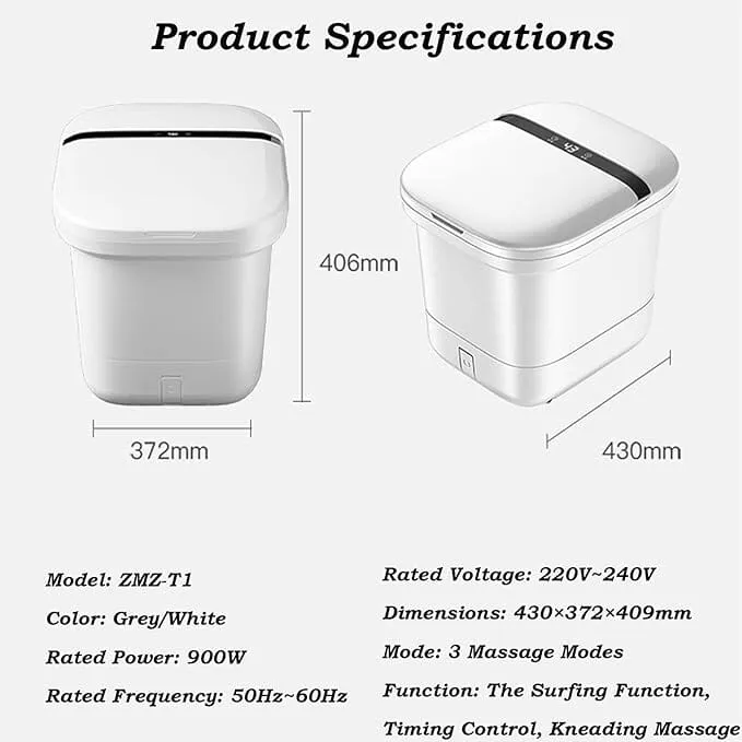 Xiaomi Mijia smart sterilizing foot bath UV sterilization Integrated pushing electric massager Timing constant temperature