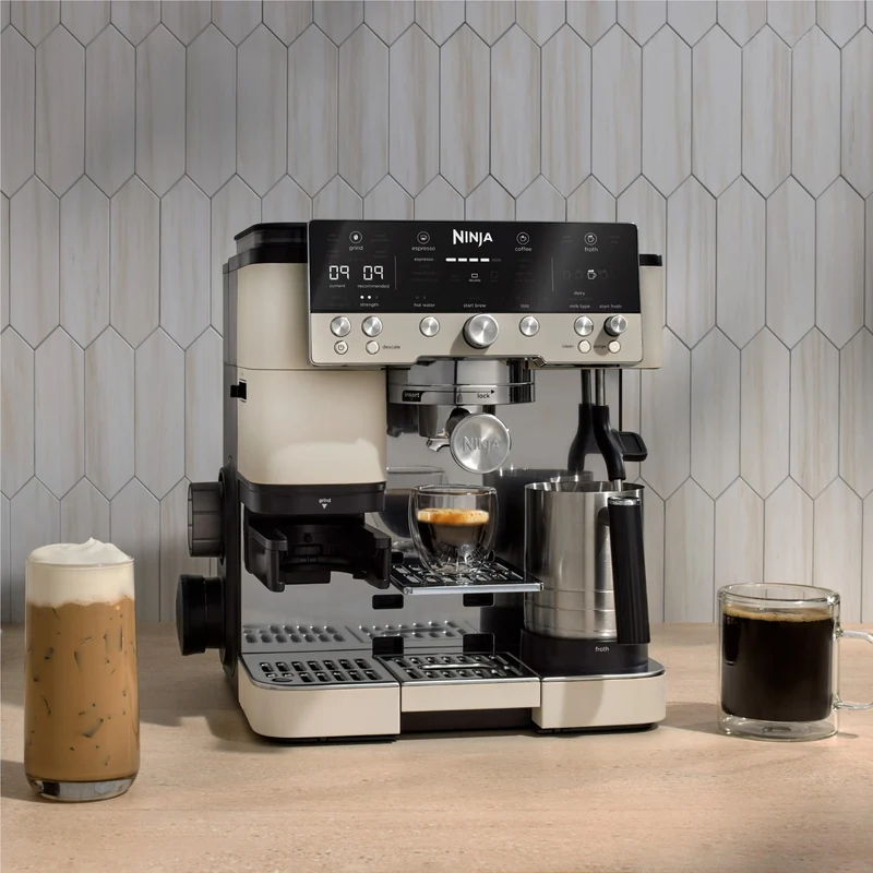Ninja Luxe Café Espresso Machine (Oat)