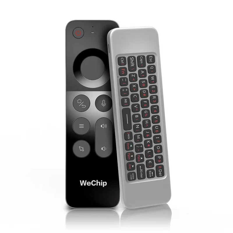 WeChip W3 Air Mouse Remote 2.4GHz Motion Sensing 4 in 1 Wireless Keyboard Remote for Smart TV