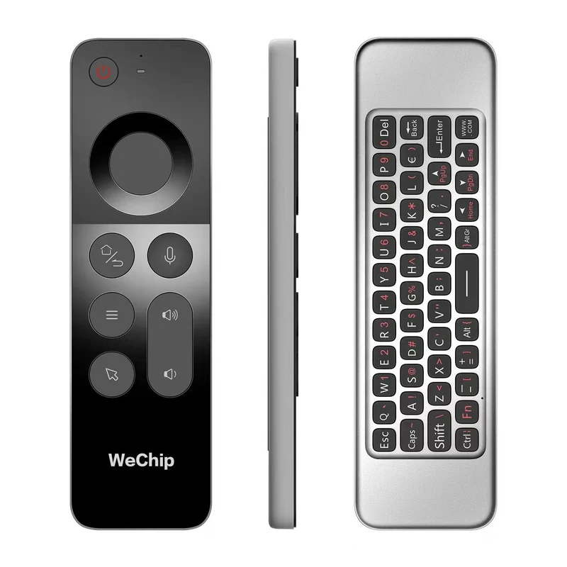 WeChip W3 Air Mouse Remote 2.4GHz Motion Sensing 4 in 1 Wireless Keyboard Remote for Smart TV