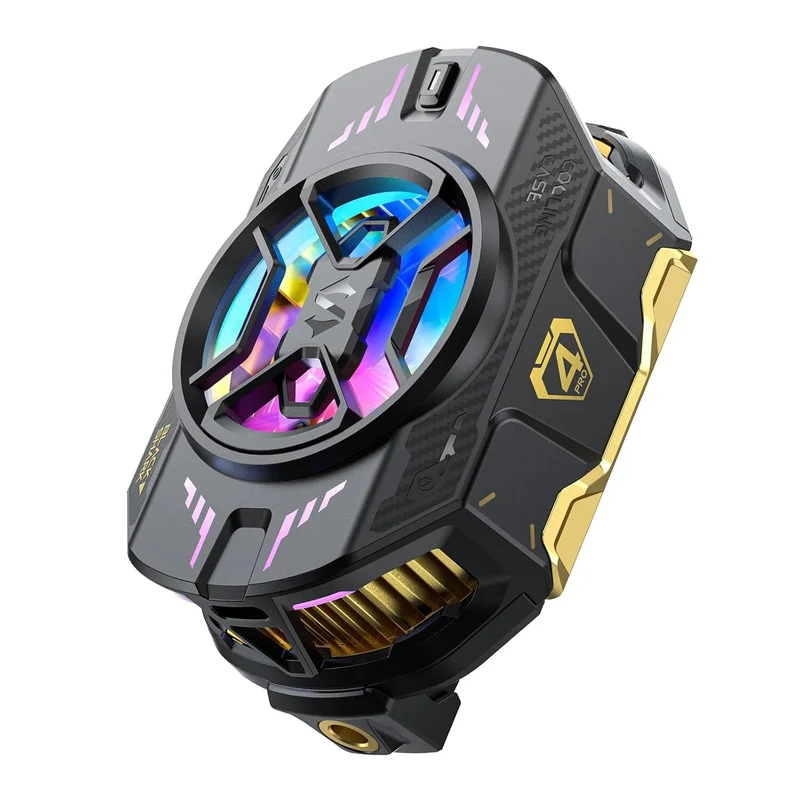Black Shark 4 Pro RGB FunCooler 27W with Sleep Timer/Fan Speed for iPhone/Android Smartphone Cooling fan