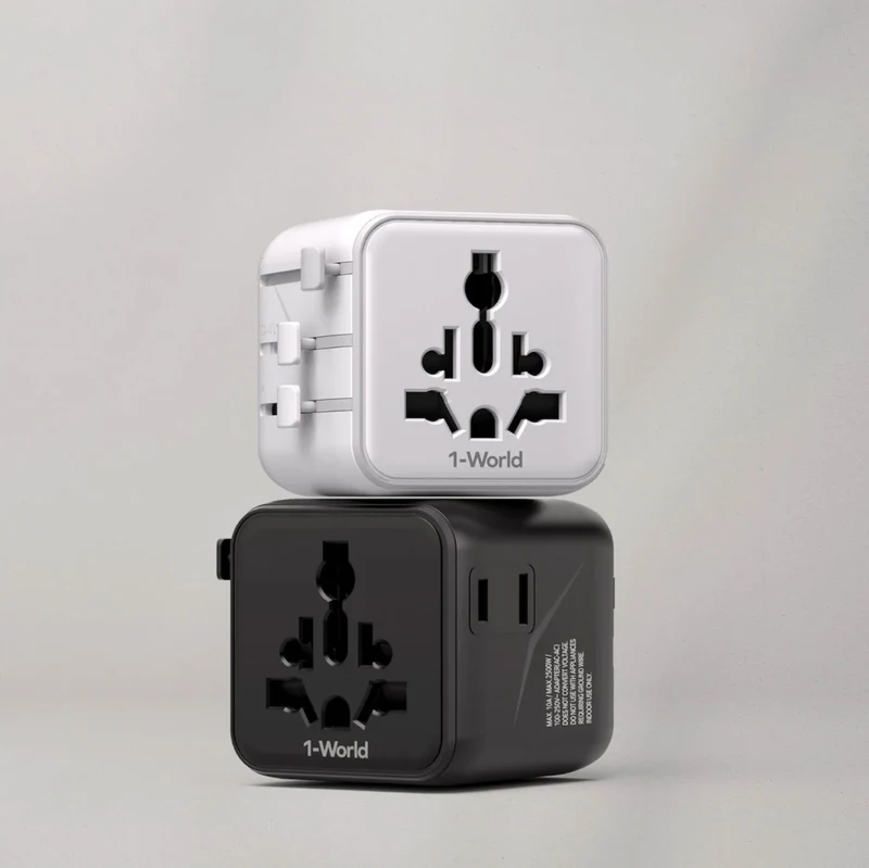Momax 1-World Universal Travel Charger with Dual AC 100-250V 10A MAX 2500W MAX