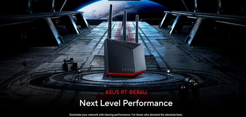 ASUS RT-BE86U WiFi 7 Wireless Dual-Band Multi-Gig Router