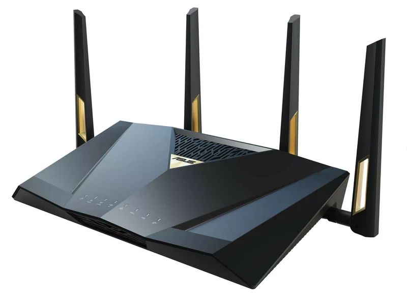 ASUS RT-BE88U Dual-band WiFi 7(802.11be) AiMesh extendable router, 7.2 Gbps, 34G wired capacity, Dual 10G ports, SFP+ port, Four 2.5G ports, Commercial-grade security, Guest Network Pro, VPNs