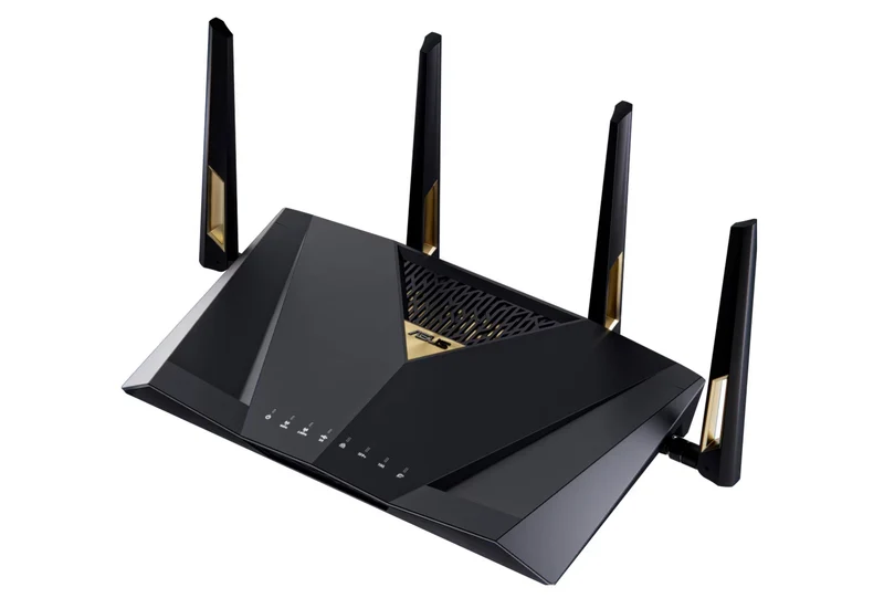 ASUS RT-BE88U Dual-band WiFi 7(802.11be) AiMesh extendable router, 7.2 Gbps, 34G wired capacity, Dual 10G ports, SFP+ port, Four 2.5G ports, Commercial-grade security, Guest Network Pro, VPNs