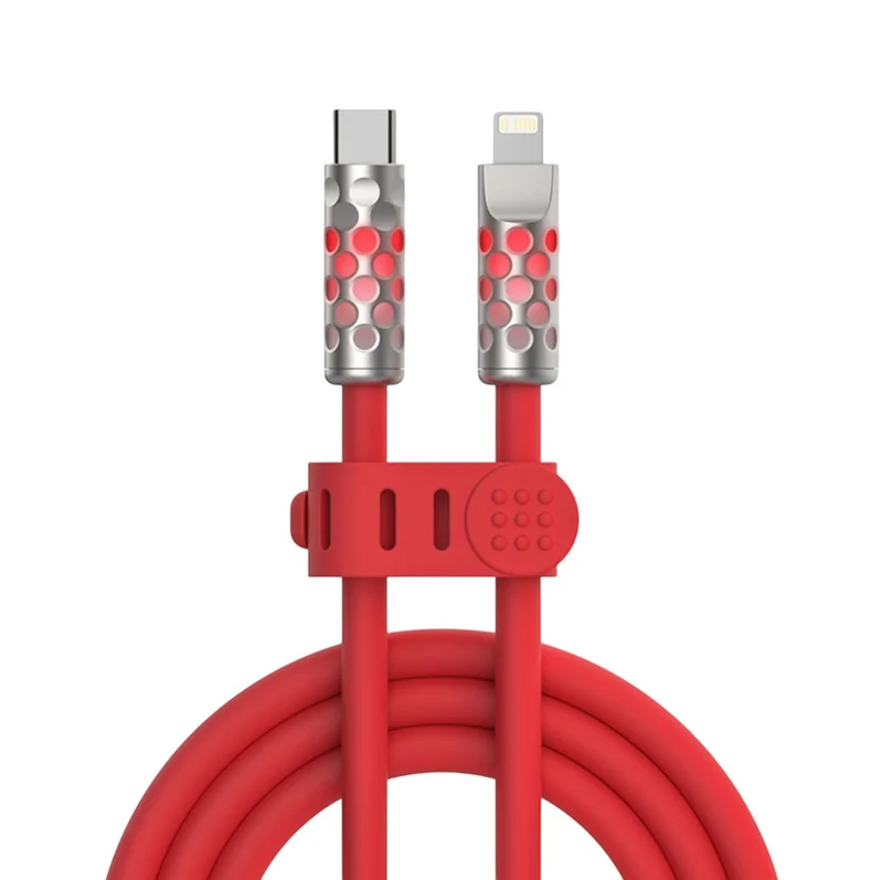 MFish Electric Viper 240W USB C & Lighting Cable 5Ft/1.M, USB 2.0 Fast Charging Cable Compatible For IOS and Android