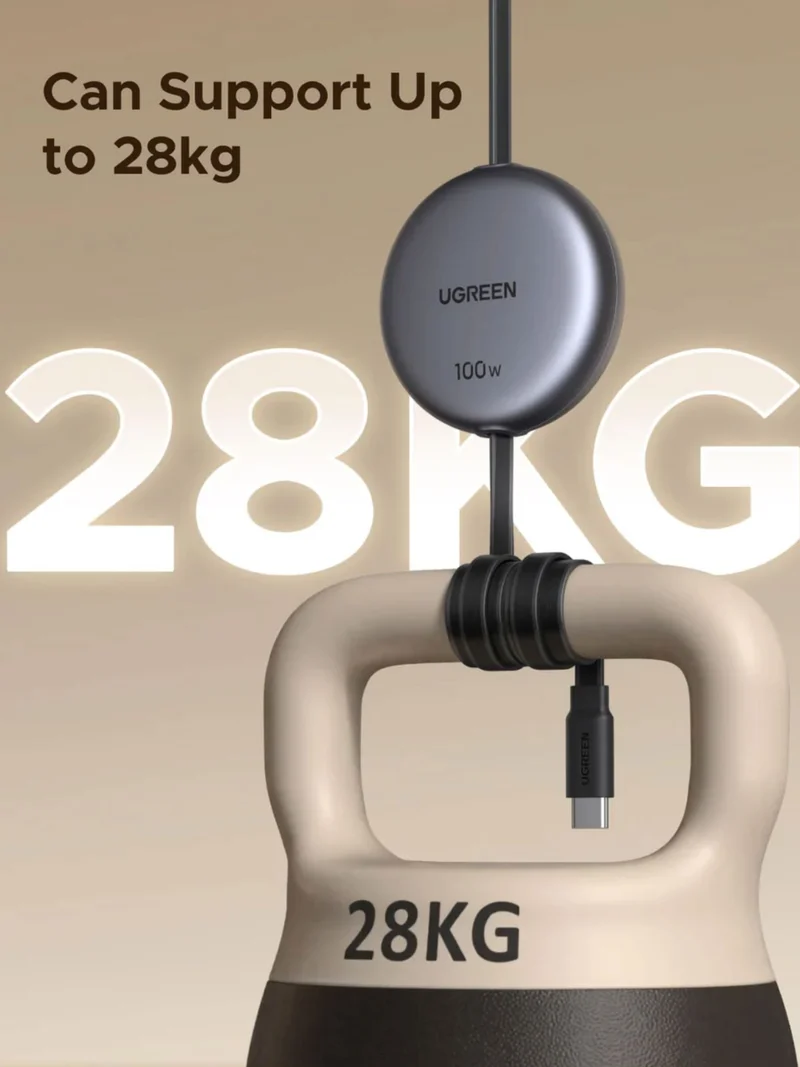 UGREEN Nexode Retractable USB-C Cable 100W