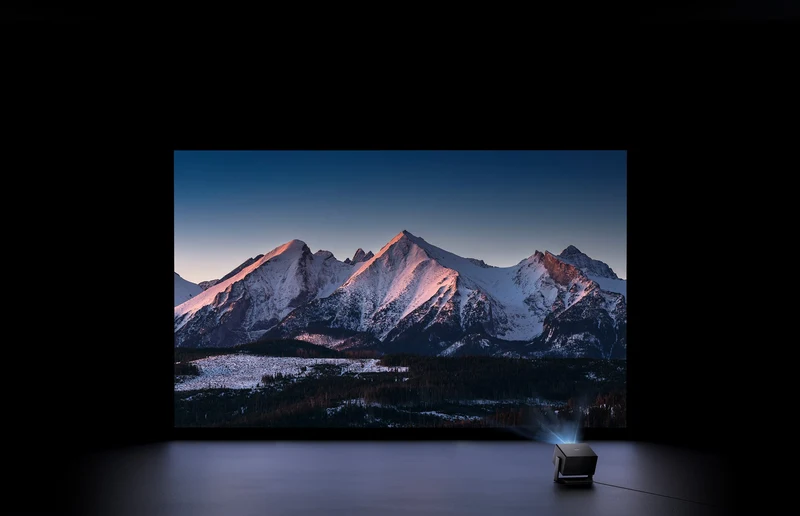 Xiaomi Laser Projector 3 With 4K Resolution, 0.47″ DMD Chip, Ultra-Clear Image Up To 120 Inches And Built-in Gimbal