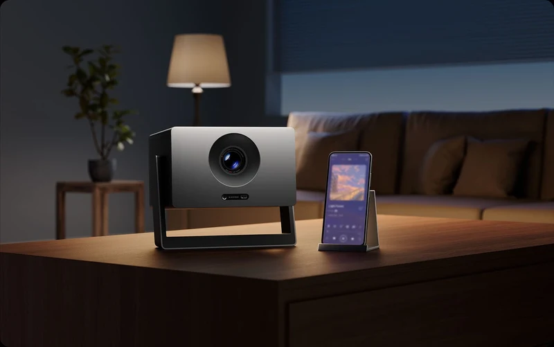 Xiaomi Laser Projector 3 With 4K Resolution, 0.47″ DMD Chip, Ultra-Clear Image Up To 120 Inches And Built-in Gimbal