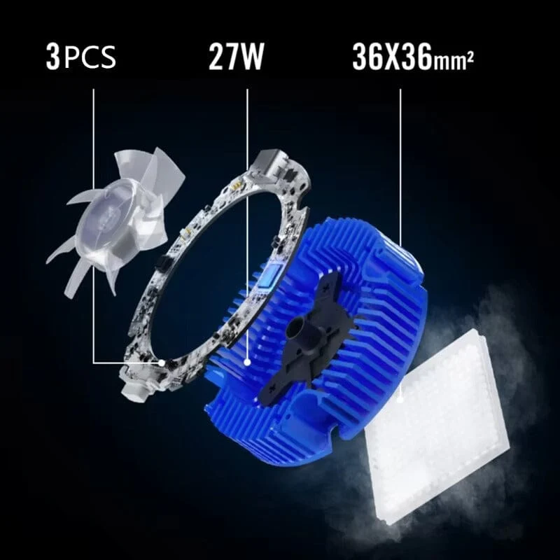 Flydigi B7 Back Clamp Cooler - Intelligent Temperature Control 2.0 Universal Cellphone Silent Cooler Fan