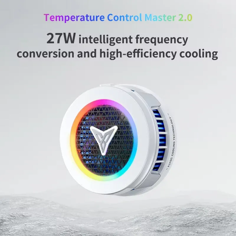 Flydigi B7X Radiator Mobile Phone Magnetic RGB Cooling Fan Overclocking Cooling (OC) MagSafe Cooling Cooling Fan Overclocking Cooling (OC) MagSafe Cooling