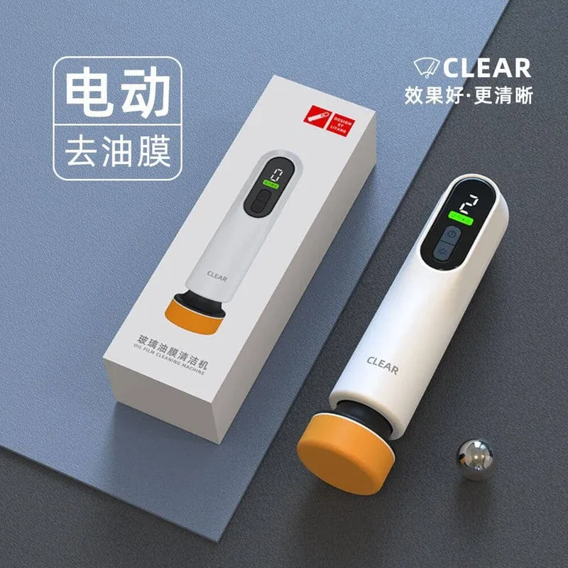 Weytoll Wireless Auto Windshield Oil Film Removal Electric Car Window Glass Cleaning Machine for Bug Residues Car Paint Glue Cleaning Glass Scratches Repairing