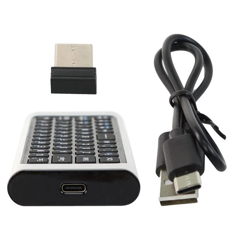 X9 air Mouse Remote Control with Keyboard Aluminium Alloy Shell Voice Assistant air Mouse with 2.4G Wireless Receiver