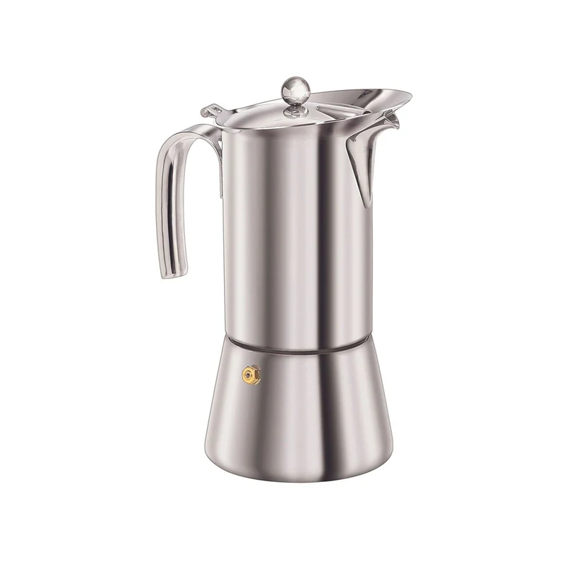 Euroline 2 Espresso Cup 160ml Stainless Steel Coffee Maker (Silver)