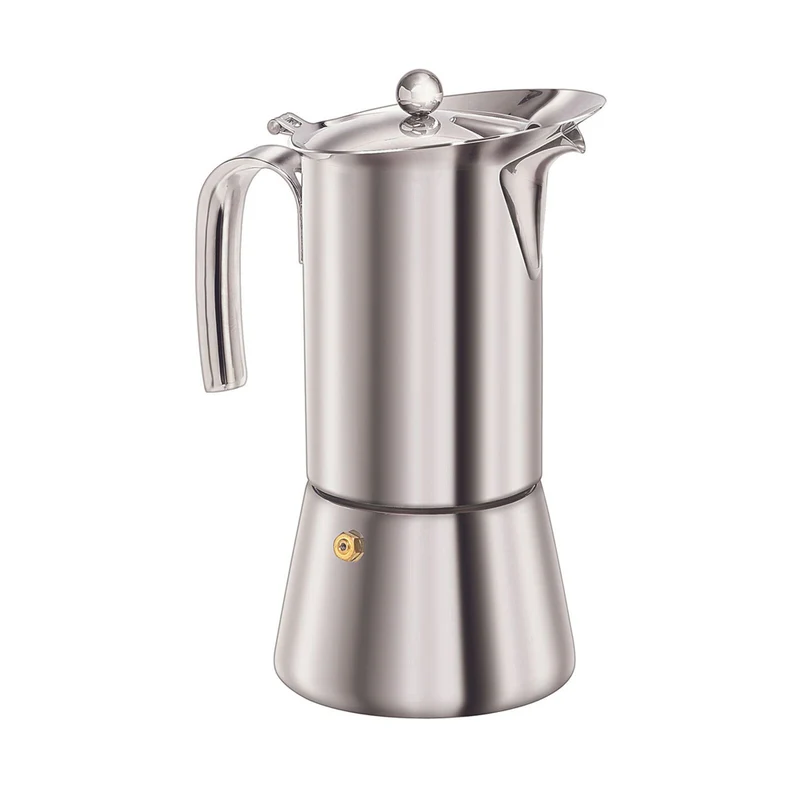 Euroline 6-Cup 1.5L Stainless Steel Espresso Coffee Maker (Silver)