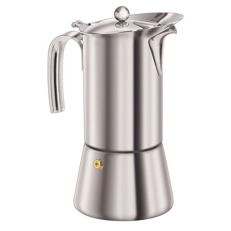 Euroline 6-Cup 1.5L Stainless Steel Espresso Coffee Maker (Silver)