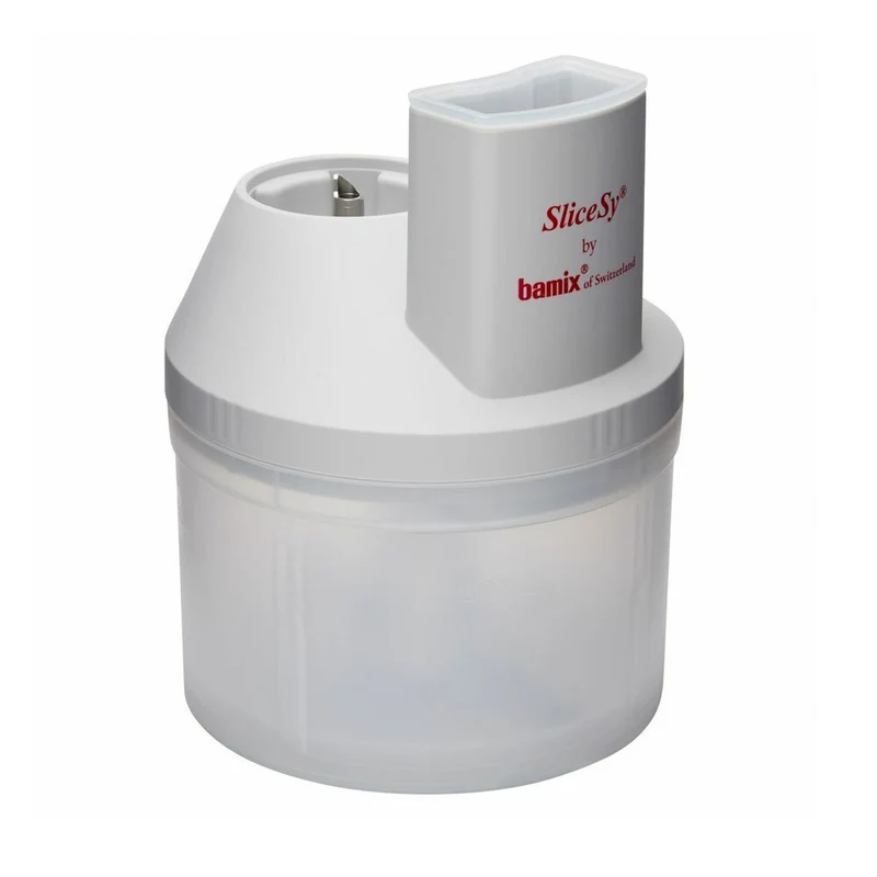 Bamix Slicesy processor Chopper Attachment White Coloured Kitchen Tool Device