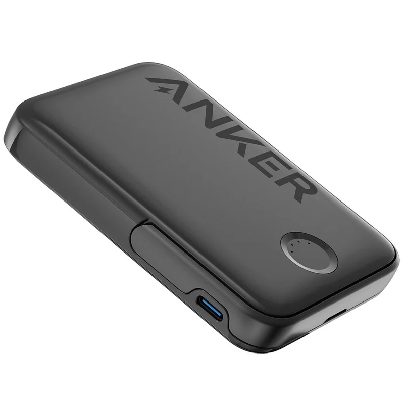 Anker Power Bank 322 MagGo 5000mAh MagSafe Battery Portable Charger A1618 with Foldable Stand