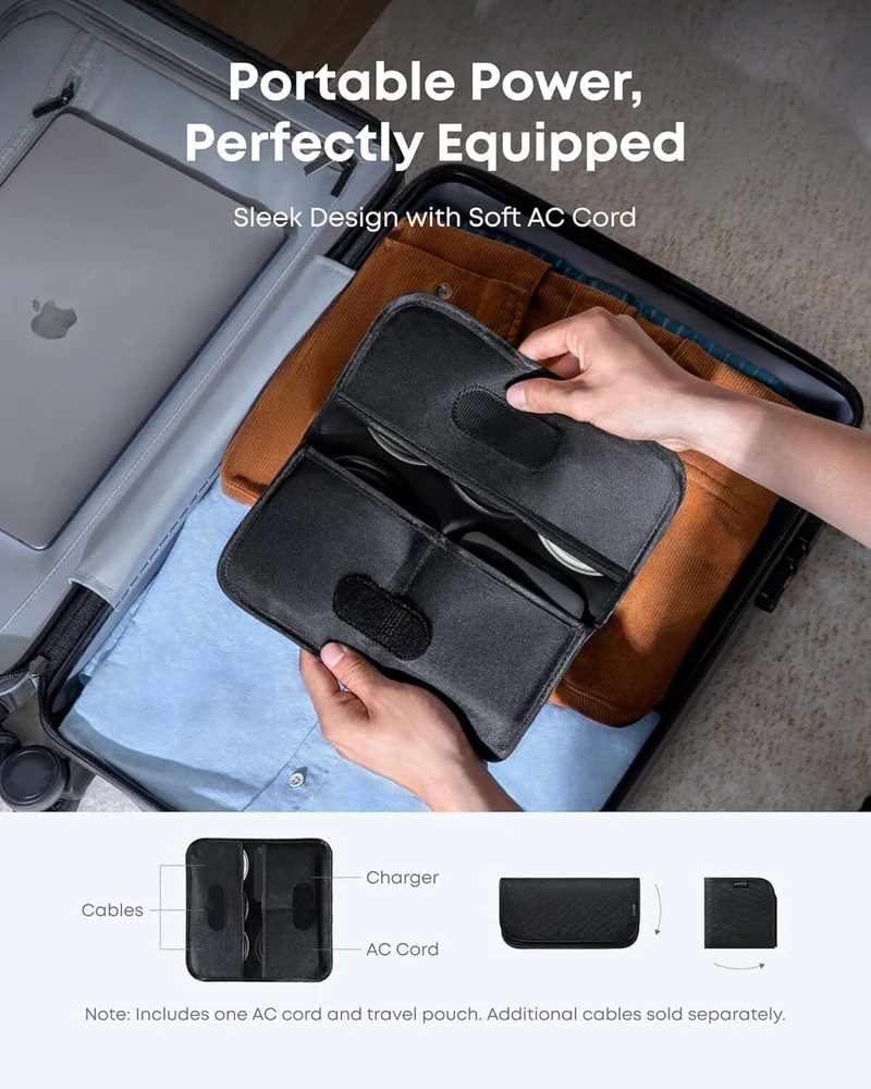 Anker Nano Charger, 6-Port Charging Station with Ultra-Fast 130W Output for iPhone 16/15/14 Series, iPad, MacBook, Pixel, Galaxy, and More