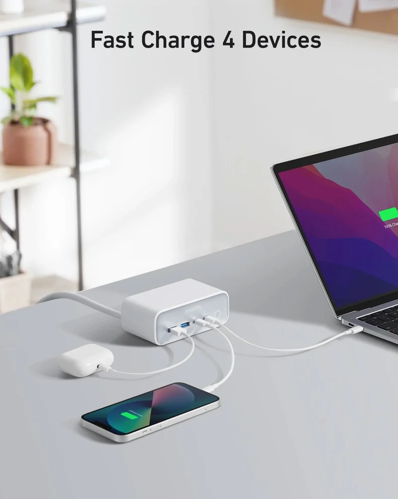 Anker 525 Charging Station, Multi-Device Fast Charging