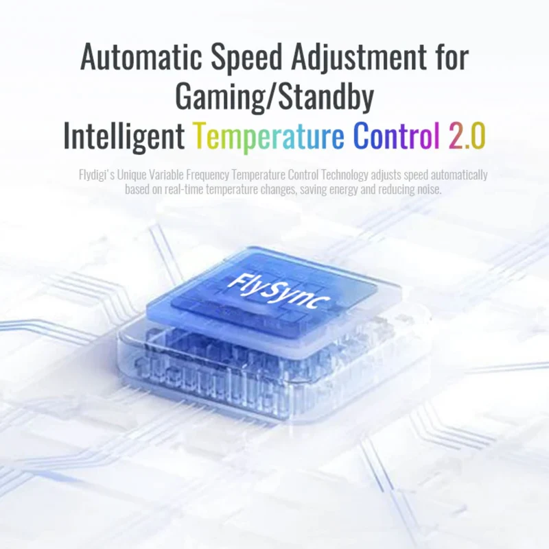 Flydigi BS2 / BS2 Pro | For high-end laptop cooler cooling without noise, integrated 4 cooling modes