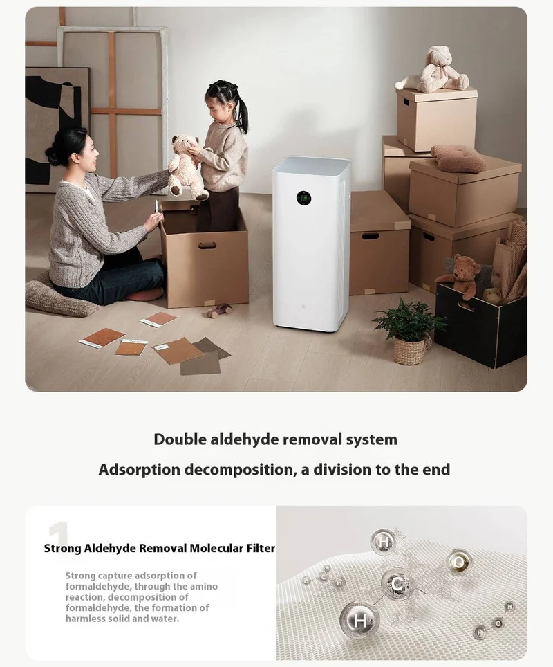 Xiaomi Mi Smart Air Purifier 5 Pro Remove Formaldehyde Sterilization