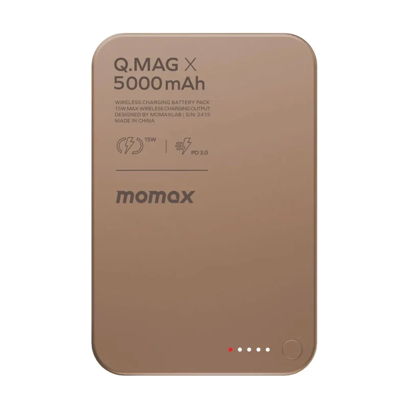 Momax Q.Mag X/X1/X2, 5000mAh/10000mAh/20000mAH Ultra-thin Magnetic Power Bank - 2nd Generation
