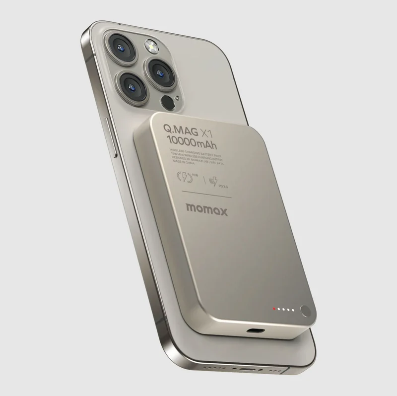 Momax Q.Mag X/X1/X2, 5000mAh/10000mAh/20000mAH Ultra-thin Magnetic Power Bank - 2nd Generation