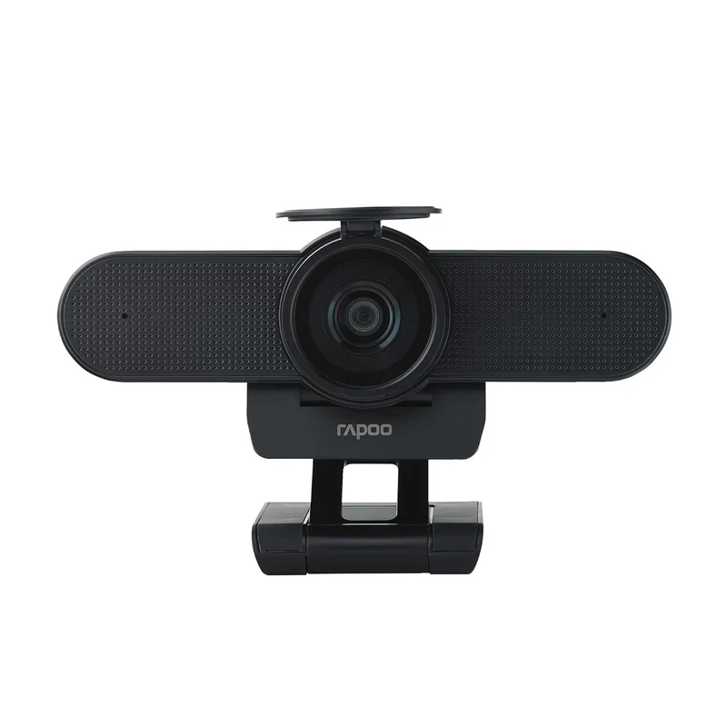 RAPOO C500 USB Computer Camera Built-in Dual Noise Reduction Mics 80-Degree Wide Angle Plug and Play for Zoom/Skype/Teams Conferencing and Video Calls