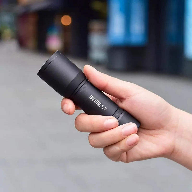 BEEBEST Lightweight Flashlight Waterproof SOS Portable Mini Torch