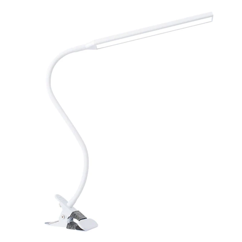 SEOUFRDZ LED 360° Folding Clamp Desk Lamp, Eye Protection Rechargeable Table LIGHT