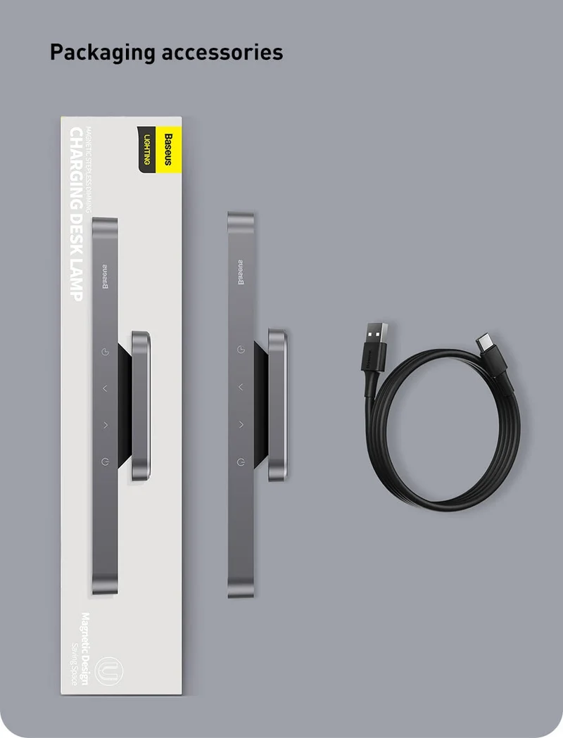 Baseus Magnetic Computer Light Hanging Desk Lamp LED
