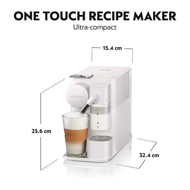 DeLonghi Nespresso Lattissima One EN510W Coffee Machine