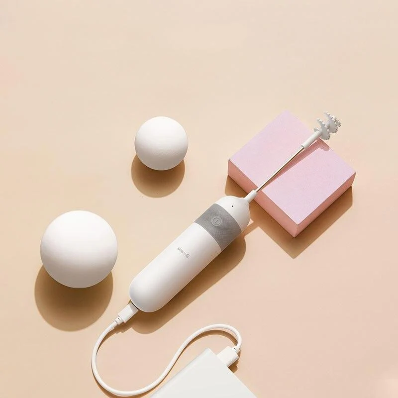 Xiaomi Deerma Electric Milk Frother Handheld Foamer Egg Beater Coffee Mixer USB Portable Blender Rechargeable